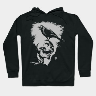 Skull And Raven Hoodie